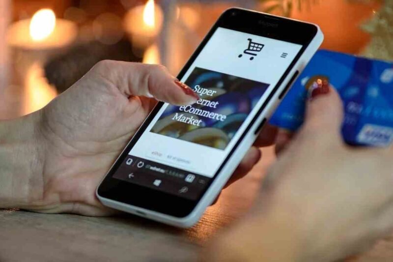 E-Commerce Strategy - Person shopping online
